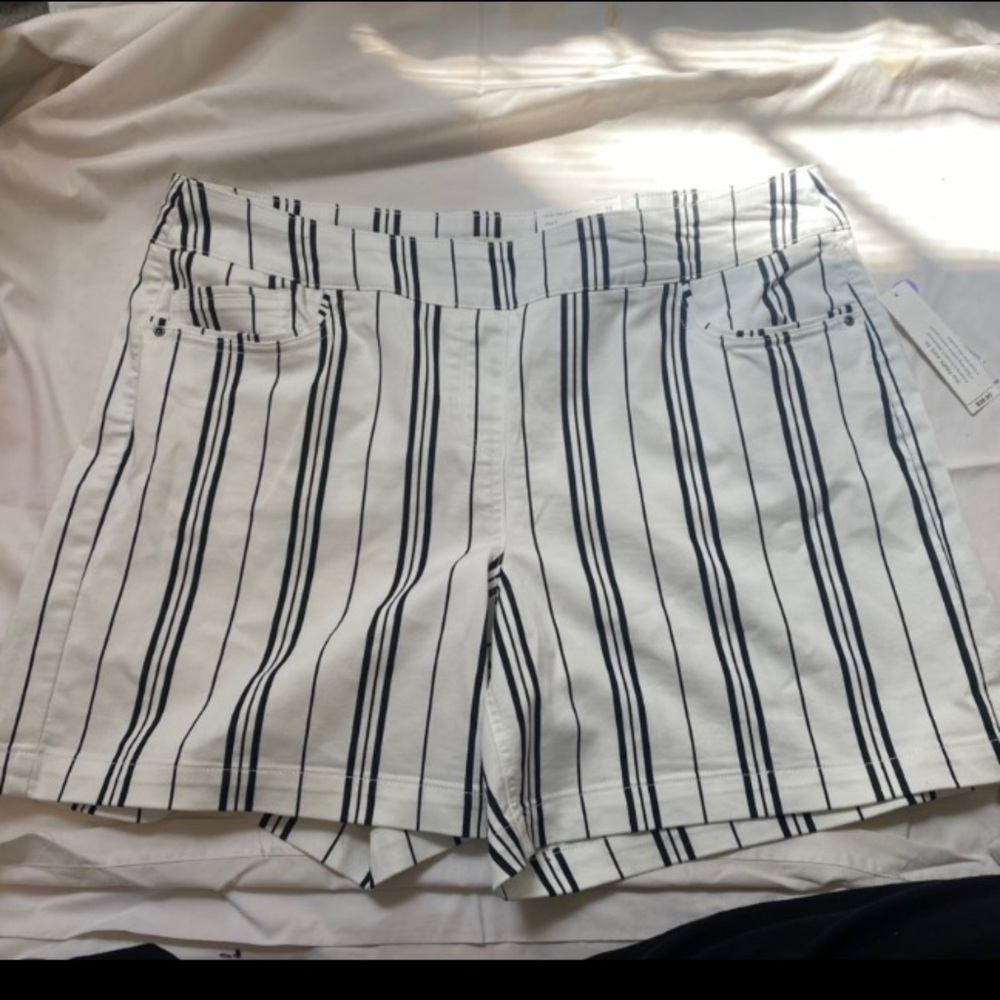 Plus size pull on shorts